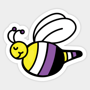 Smiling En-Bee Sticker